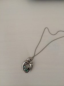 mother child necklace